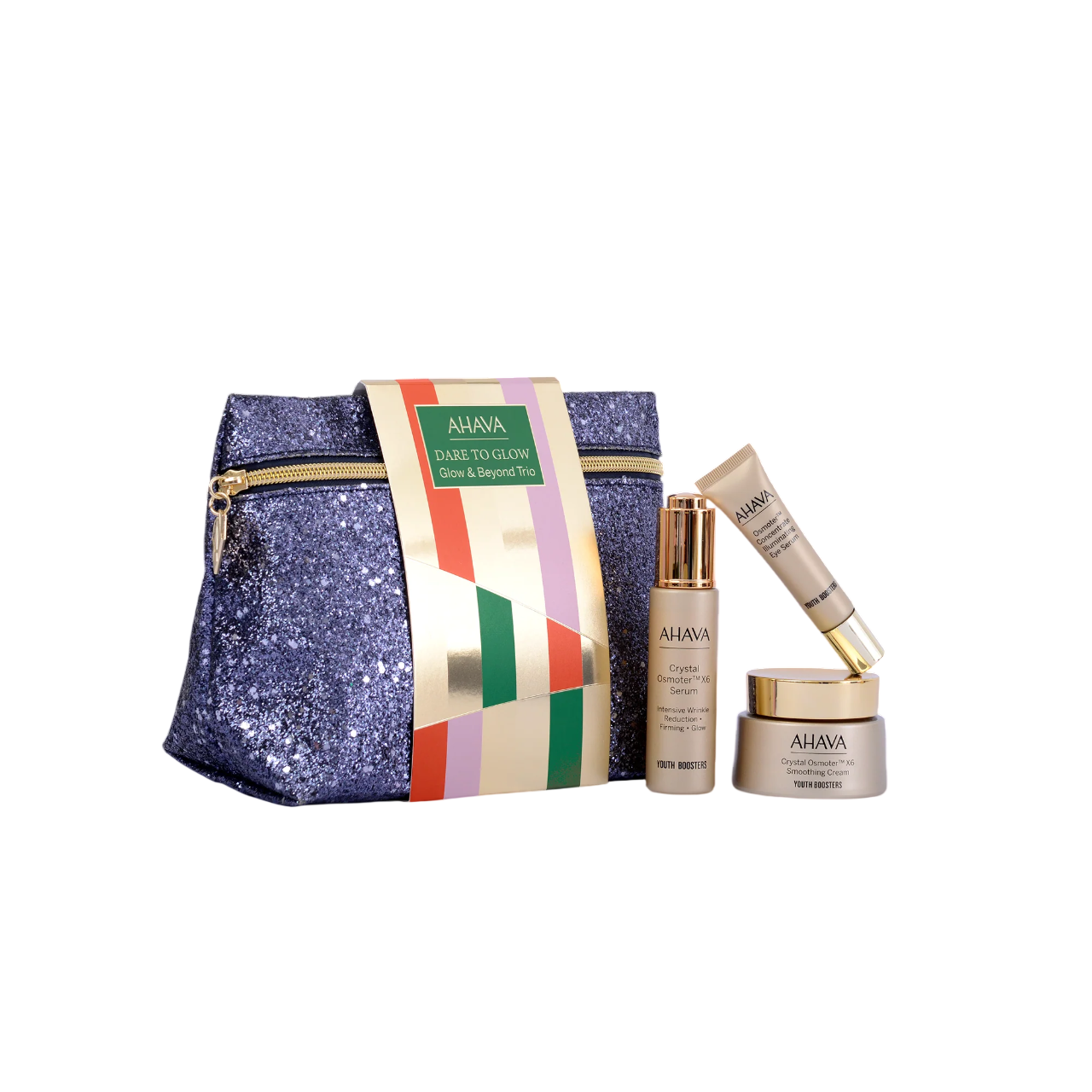 Glow & Behold Trio Set Ahava: Crystal Osmoter X6 Smoothing