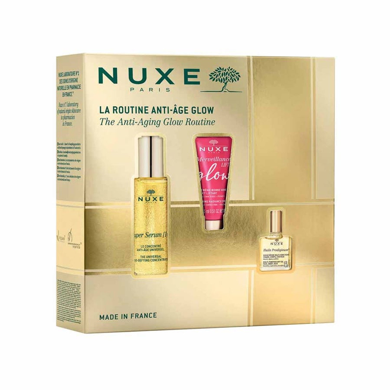 Anti-Aging Glow Routine Set Nuxe: Super Serum [10] Vegan